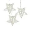 PENN 10ct. Clear LED Spun Glass Star Christmas String Lights -Michaels X-Mas Decor D491435S 3