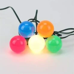 Sienna 20ct. Multi-Colored Opaque G50 Globe Christmas String Lights Set 7 Sienna 20ct. Multi-Colored Opaque G50 Globe Christmas String Lights Set -Michaels X-Mas Decor D491446S 1