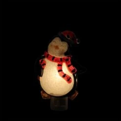 Northlight 6" Black & Red Penguin With Santa Hat Christmas Night Light -Michaels X-Mas Decor D491468S 2