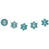 Impact 10ct. Blue & White Snowflake Clear Christmas Lights