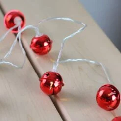 Northlight 8ct. Red LED Jingle Bell Christmas Lights 9 Northlight 8ct. Red LED Jingle Bell Christmas Lights -Michaels X-Mas Decor D491474S 3