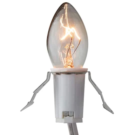 Northlight Christmas Village 6ft. White Replacement C7 Single Light Cord 5 Northlight Christmas Village 6ft. White Replacement C7 Single Light Cord - Image 3