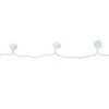 Northlight 40ct. Cool White Iridescent Snowball LED Christmas String Lights -Michaels X-Mas Decor D491491S 1