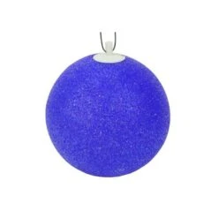 Sienna 7" Blue Shimmering Sphere Mini Ball Outdoor Decorative Patio Christmas String Lights 9 Sienna 7" Blue Shimmering Sphere Mini Ball Outdoor Decorative Patio Christmas String Lights -Michaels X-Mas Decor D491503S 3