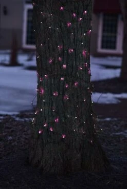 Northlight 2ft. X 8ft. LED Tree Trunk Wrap Christmas Net Lights Pink -Michaels X-Mas Decor D491512S 12