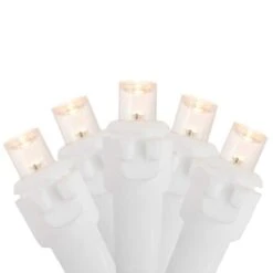 Northlight 100ct. LED Wide Angle Christmas String Lights With White Wire Warm White 18 Northlight 100ct. LED Wide Angle Christmas String Lights With White Wire Warm White -Michaels X-Mas Decor D491517S 11