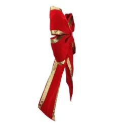 Northlight 31" Red & Gold Loop Velveteen Trim Christmas Bow 9 Northlight 31" Red & Gold Loop Velveteen Trim Christmas Bow -Michaels X-Mas Decor D491531S 3