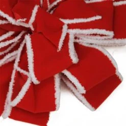 Northlight 48" Red & White Fringe 16 Loop Commercial Christmas Bow 8 Northlight 48" Red & White Fringe 16 Loop Commercial Christmas Bow -Michaels X-Mas Decor D491533S 2