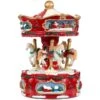 Northlight 6.5" Animated Carousel Music Box -Michaels X-Mas Decor D491549S 1