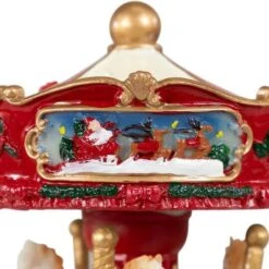 Northlight 6.5" Animated Carousel Music Box 17 Northlight 6.5" Animated Carousel Music Box -Michaels X-Mas Decor D491549S 4