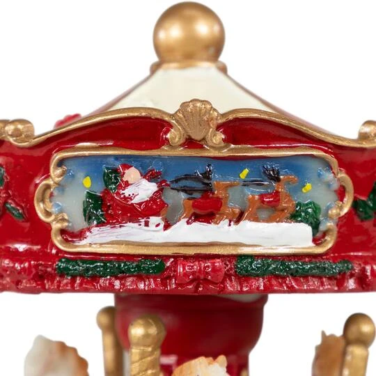 Northlight 6.5" Animated Carousel Music Box 7 Northlight 6.5" Animated Carousel Music Box - Image 5
