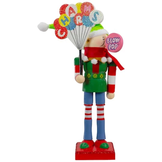 Northlight 11" Tootsie Roll Charms Blow Pop Wooden Elf Figurine 4 Northlight 11" Tootsie Roll Charms Blow Pop Wooden Elf Figurine - Image 2