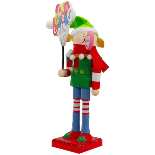 Northlight 11" Tootsie Roll Charms Blow Pop Wooden Elf Figurine 5 Northlight 11" Tootsie Roll Charms Blow Pop Wooden Elf Figurine - Image 3