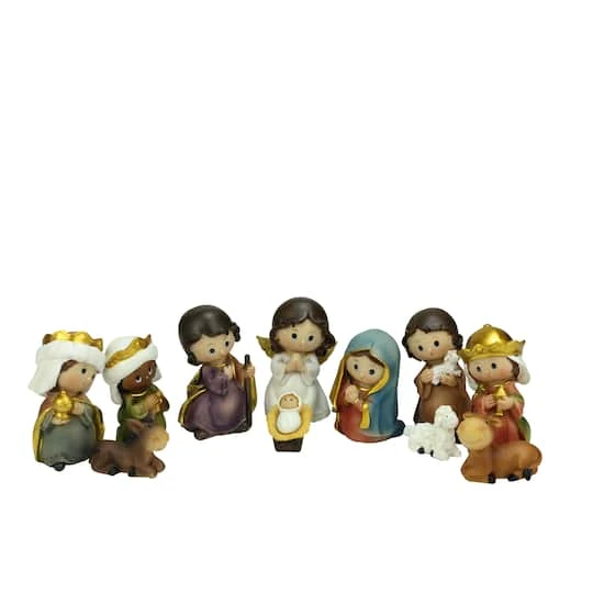 Northlight 3.5" Nativity Figurine Set, 11pc. 3 Northlight 3.5" Nativity Figurine Set, 11pc.