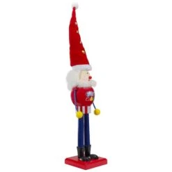 Northlight 16.75" Red & Blue Dots Christmas Nutcracker Figurine -Michaels X-Mas Decor D491570S 2