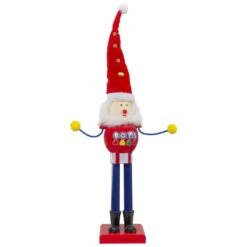 Northlight 16.75" Red & Blue Dots Christmas Nutcracker Figurine -Michaels X-Mas Decor D491570S 4