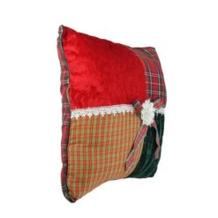 Northlight Red & Green Plaid Square Christmas Throw Pillow -Michaels X-Mas Decor D491576S 2