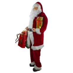 Northlight 6ft. Red & White Standing Santa Claus With Presents Christmas Figure 9 Northlight 6ft. Red & White Standing Santa Claus With Presents Christmas Figure -Michaels X-Mas Decor D491583S 2