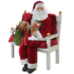Northlight 6ft. Red & White Standing Santa Claus With Presents Christmas Figure 11 Northlight 6ft. Red & White Standing Santa Claus With Presents Christmas Figure -Michaels X-Mas Decor D491583S 4