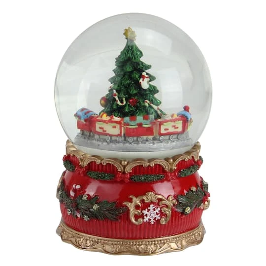 Northlight 6" Musical Christmas Tree & Train Animated Water Globe 4 Northlight 6" Musical Christmas Tree & Train Animated Water Globe - Image 2