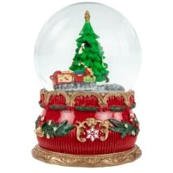 Northlight 6" Musical Christmas Tree & Train Animated Water Globe 15 Northlight 6" Musical Christmas Tree & Train Animated Water Globe -Michaels X-Mas Decor D491589S 11
