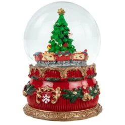 Northlight 6" Musical Christmas Tree & Train Animated Water Globe 17 Northlight 6" Musical Christmas Tree & Train Animated Water Globe -Michaels X-Mas Decor D491589S 13