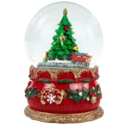 Northlight 6" Musical Christmas Tree & Train Animated Water Globe 19 Northlight 6" Musical Christmas Tree & Train Animated Water Globe -Michaels X-Mas Decor D491589S 15