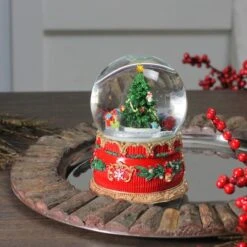 Northlight 6" Musical Christmas Tree & Train Animated Water Globe 14 Northlight 6" Musical Christmas Tree & Train Animated Water Globe -Michaels X-Mas Decor D491589S 3