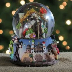 Northlight 6" Nativity Manger Scene Musical Christmas Snow Globe 11 Northlight 6" Nativity Manger Scene Musical Christmas Snow Globe -Michaels X-Mas Decor D491590S 4