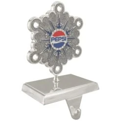 Northlight 6.5" Silver & Blue Pepsi Snowflake Christmas Stocking Holder 10 Northlight 6.5" Silver & Blue Pepsi Snowflake Christmas Stocking Holder -Michaels X-Mas Decor D491602S 3