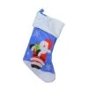 Northlight 15" Blue & Red Santa Claus Christmas Stocking -Michaels X-Mas Decor D491605S 1