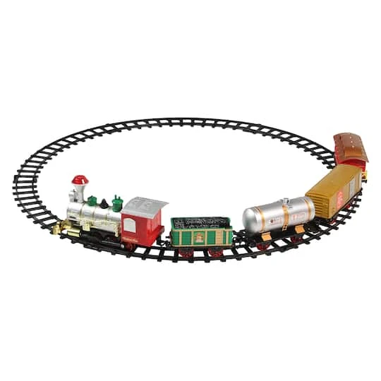 Northlight 17-Piece Battery Operated Lighted & Animated Christmas Express Train Set 6 Northlight 17-Piece Battery Operated Lighted & Animated Christmas Express Train Set - Image 4