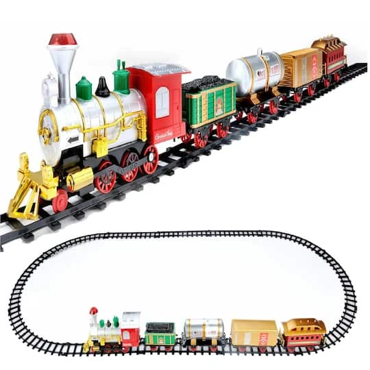 Northlight 17-Piece Battery Operated Lighted & Animated Christmas Express Train Set 7 Northlight 17-Piece Battery Operated Lighted & Animated Christmas Express Train Set - Image 5