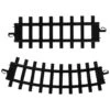 Northlight 10" Black Replacement Train Set Track Pieces, 12ct. -Michaels X-Mas Decor D491610S 1