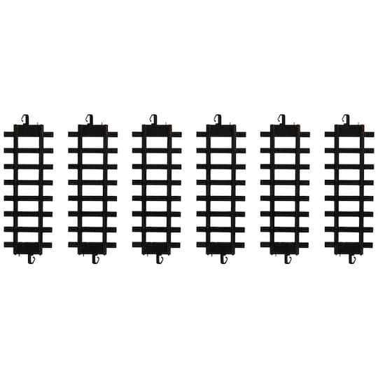 Northlight 10" Black Replacement Train Set Track Pieces, 12ct. 5 Northlight 10" Black Replacement Train Set Track Pieces, 12ct. - Image 3
