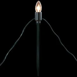 Northlight Mighty Light Clear C9 Christmas Pathway Marker Set, Green Wire 18 Northlight Mighty Light Clear C9 Christmas Pathway Marker Set, Green Wire -Michaels X-Mas Decor D491617S 13