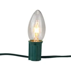 Northlight Mighty Light Clear C9 Christmas Pathway Marker Set, Green Wire 21 Northlight Mighty Light Clear C9 Christmas Pathway Marker Set, Green Wire -Michaels X-Mas Decor D491617S 16