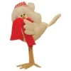 Northlight 8.5" Beige & Red Standing Bird With Scarf Christmas Tabletop Figurine -Michaels X-Mas Decor D491653S 1