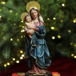 Northlight 12" Virgin Mary With Baby Jesus Table Top Figure -Michaels X-Mas Decor D491660S 3