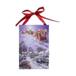 Northlight 6" LED Fiber Optic Christmas Tree & Santa Sleigh Wall Art 15 Northlight 6" LED Fiber Optic Christmas Tree & Santa Sleigh Wall Art -Michaels X-Mas Decor D491663S 12