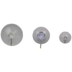 Northlight 12ct. Assorted Clear Hanging Christmas Suction Cups -Michaels X-Mas Decor D491666S 2