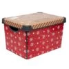 Simplify Santa's Elves Storage Tote Bin -Michaels X-Mas Decor D492890S 11