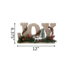 Flora Bunda® 12" Christmas Joy Sign 8 Flora Bunda® 12" Christmas Joy Sign -Michaels X-Mas Decor D511152S 2