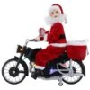 20" White Motorcycling Santa