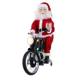 20" White Motorcycling Santa -Michaels X-Mas Decor D511949S 2