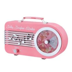 10.5" Pink Jolly Jingles Radio
