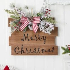 20" Merry Christmas Door Wall Hanger -Michaels X-Mas Decor D517942S 3