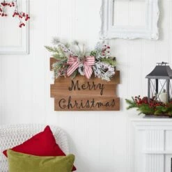 20" Merry Christmas Door Wall Hanger -Michaels X-Mas Decor D517942S 4