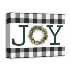 Green Joy Wreath 11x14 Canvas Wall Art 10 Green Joy Wreath 11x14 Canvas Wall Art -Michaels X-Mas Decor D517976S 2