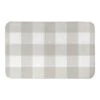 Designs Direct Tan Buffalo Check Bath Mat, 34" X 21" -Michaels X-Mas Decor D517981S 1